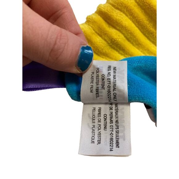 Tomy Lamaze Pippin The Puppy Colorful Textured Lovey Security Baby Blanket 11x11 - Picture 5 of 6